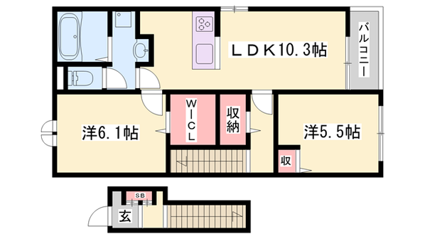 セントレジデンスⅠの物件間取画像